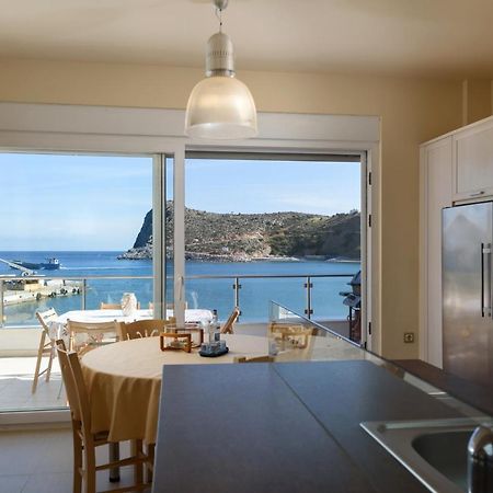 Beach Front Condo South Crete Kaloi Liménes Dış mekan fotoğraf