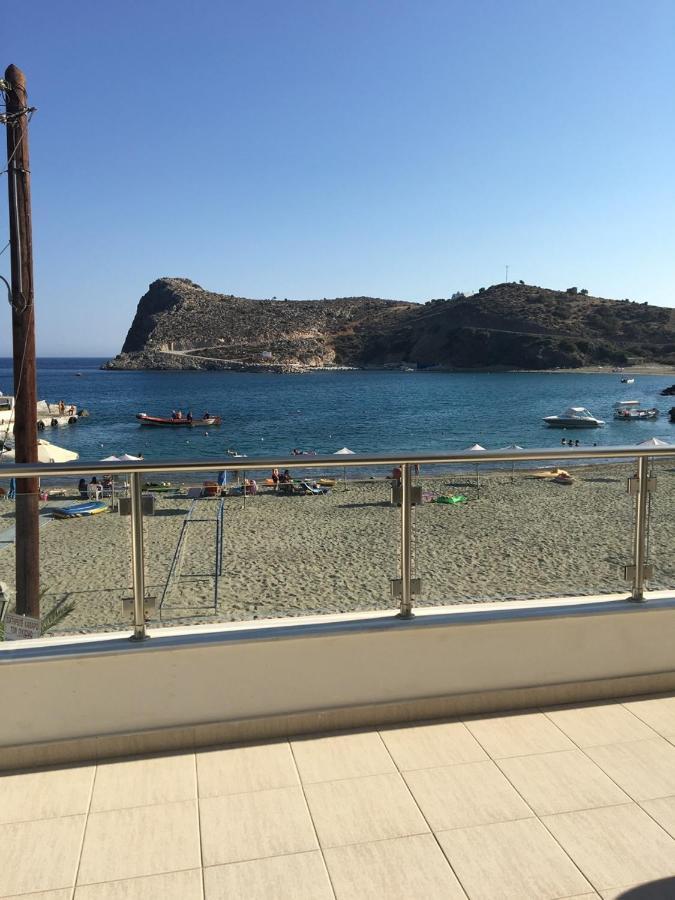 Beach Front Condo South Crete Kaloi Liménes Dış mekan fotoğraf