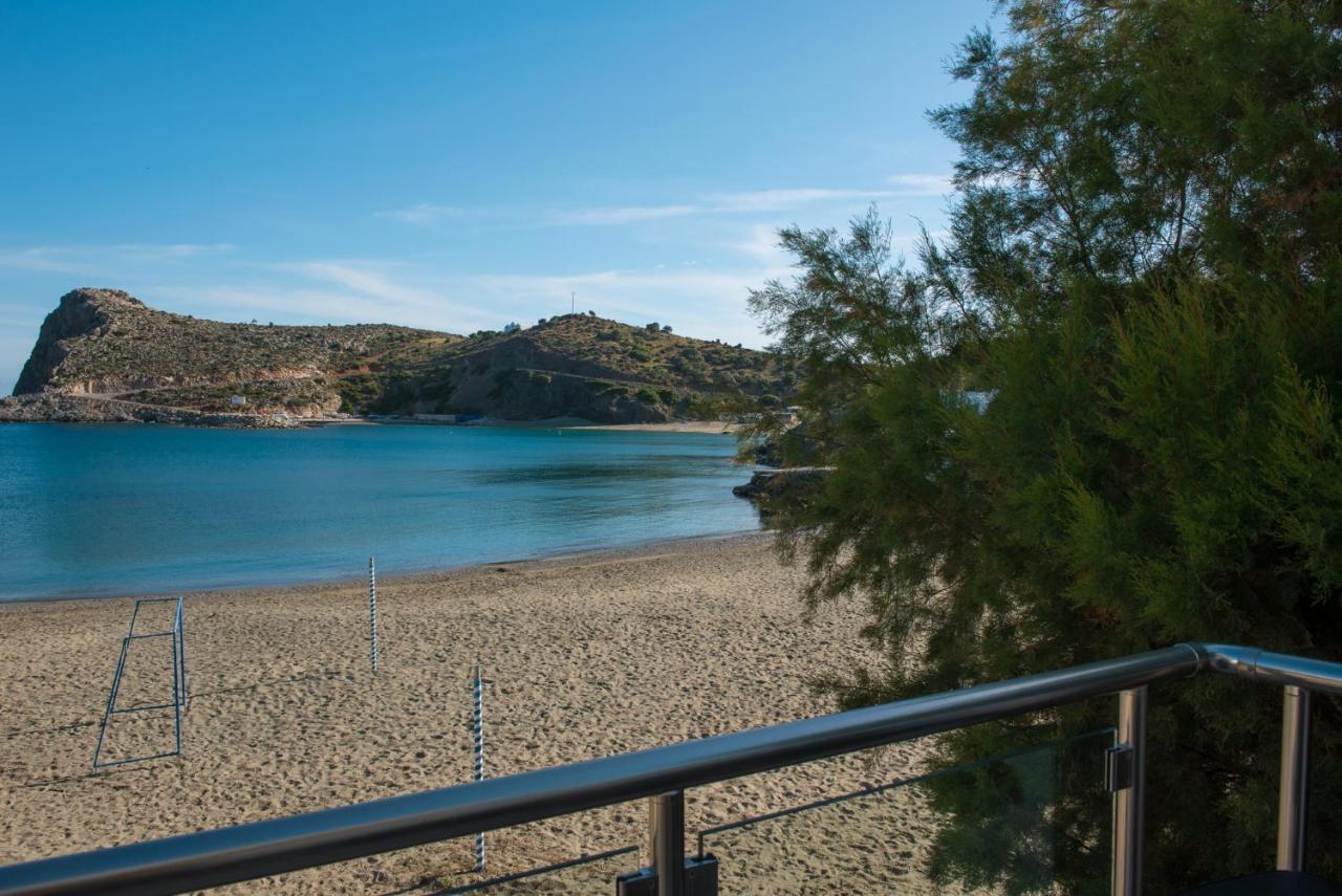 Beach Front Condo South Crete Kaloi Liménes Dış mekan fotoğraf