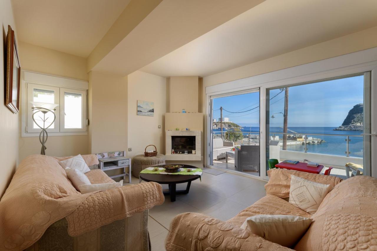 Beach Front Condo South Crete Kaloi Liménes Dış mekan fotoğraf